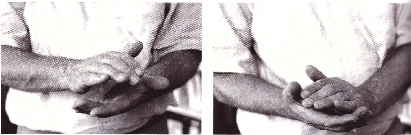 294 Klatschtest linke Hand oben Linkshaender - rechte Hand oben Rechtshaender